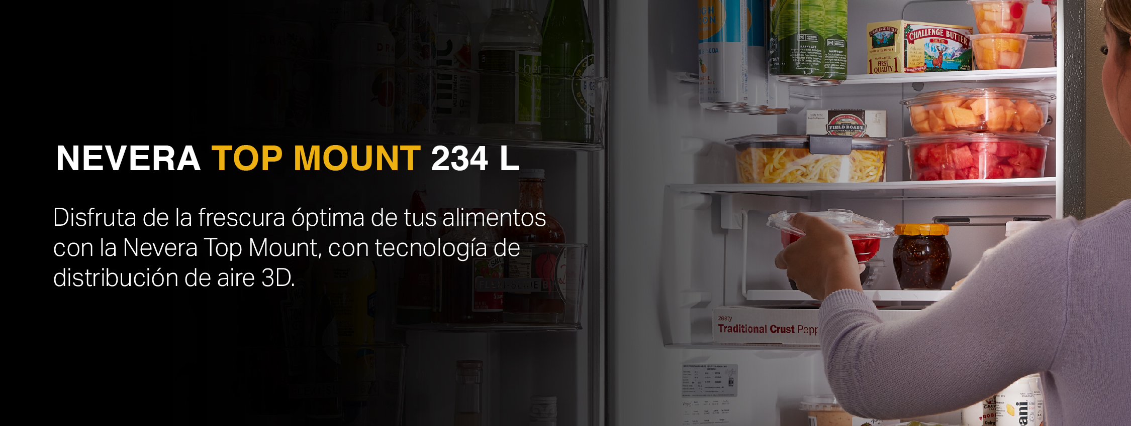 Nevecón 4 puertas Whirlpool 7501545587931 con 5 tecnologías, xpert inverter y con 592 litros de capacidad.